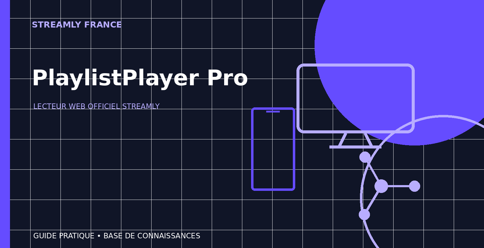 PlaylistPlayer Pro : utiliser le lecteur Web officiel de Streamly