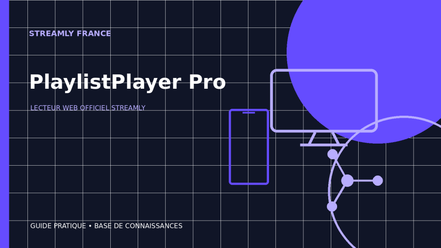 PlaylistPlayer Pro : utiliser le lecteur Web officiel de Streamly