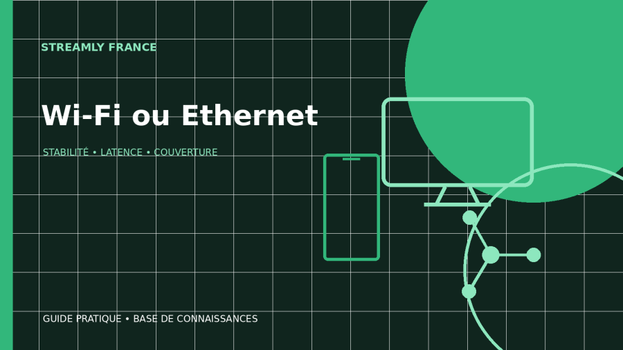 Wi‑Fi ou Ethernet pour le streaming : choisir sans deviner